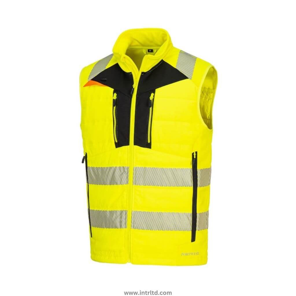 HI VIS WORKWEAR BODYWARMER (11) BODYWARMERS 1009 - Image 1