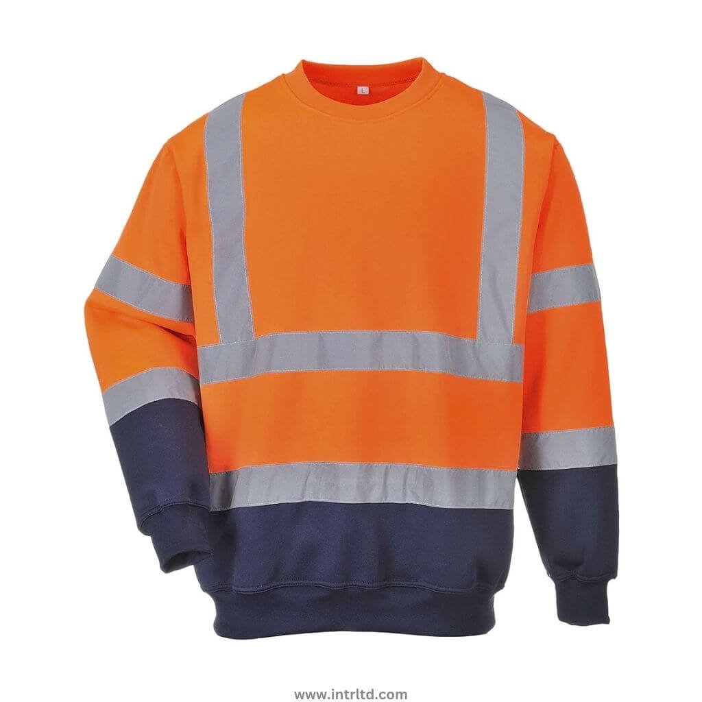 HI VIS WORKWEAR SHORTS (17) SWEATSHIRT 1010 - Image 1