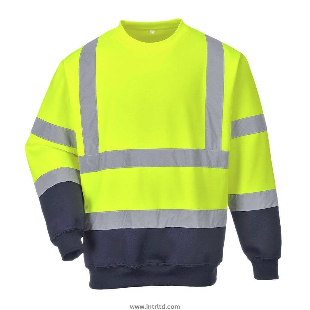 HI VIS WORKWEAR SHORTS (18) SWEATSHIRT 1011 - Image 1