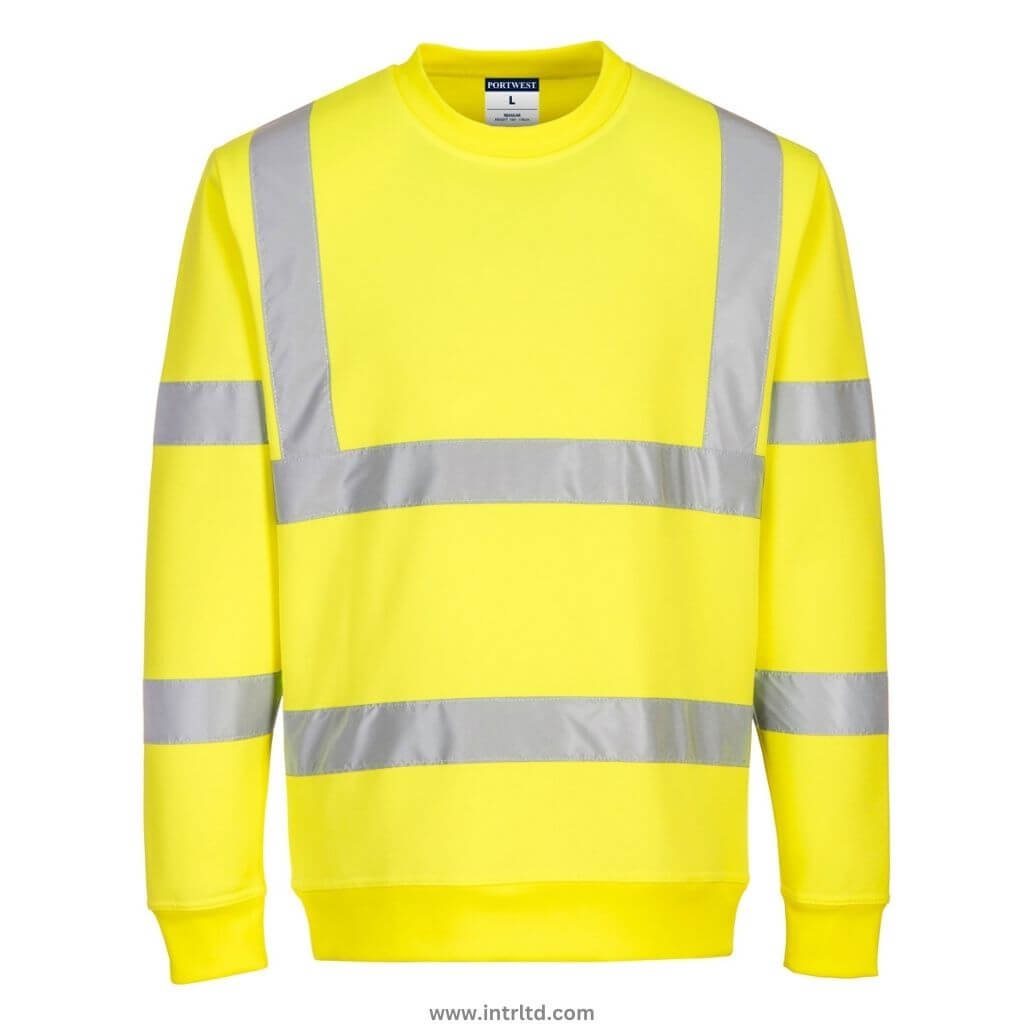 HI VIS WORKWEAR SHORTS (9) SWEATSHIRT 1005 - Image 1