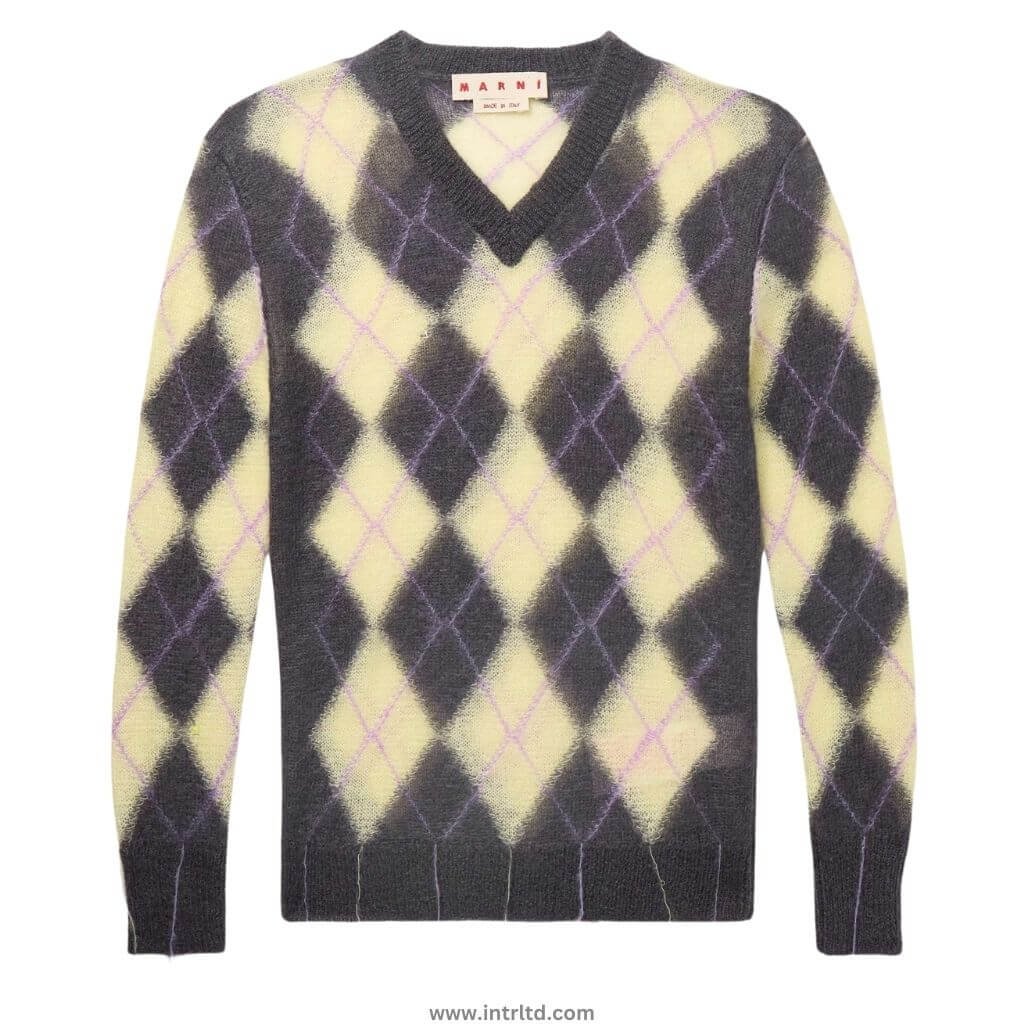 Knitted V Necks (13) V Neck 1013 - Image 1