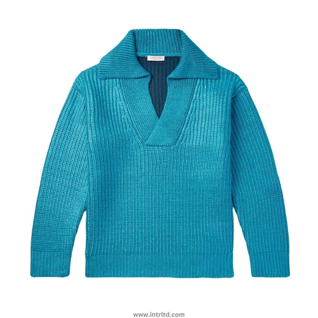 Knitted V Necks (16) V Neck 1016 - Image 1