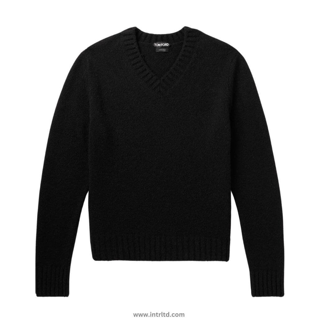 Knitted V Necks (5) V Neck 1005 - Image 1