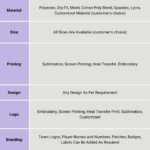 American Football Jersey 1011 - Image 3